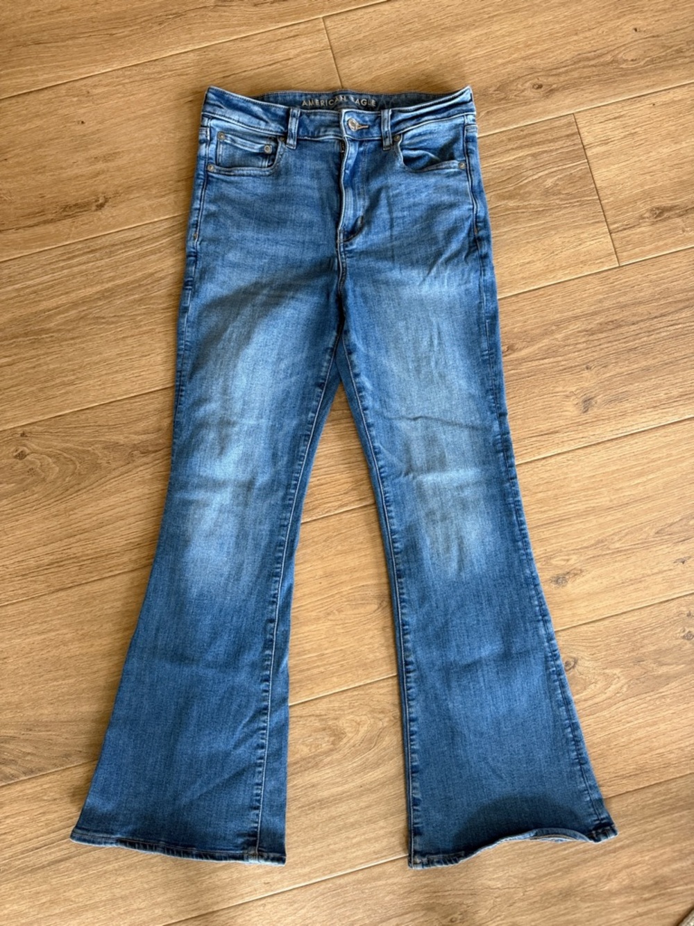 American Eagle Outfitters Medium Blue Flare Jeans